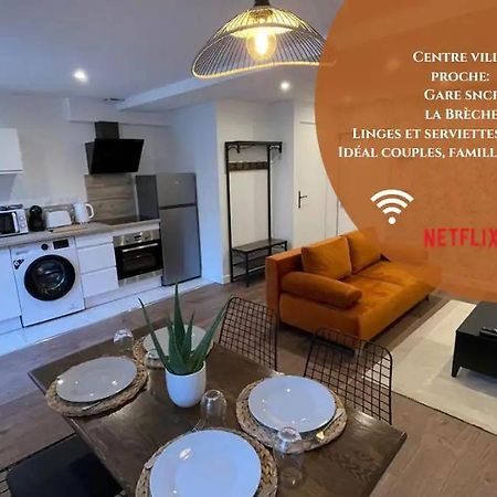 Le Jardin Niortais - Hyper Centre- Proche Gare - Paisible - Grand Jardin Prive, Wifi Hd -Netflix Apartment Ngoại thất bức ảnh