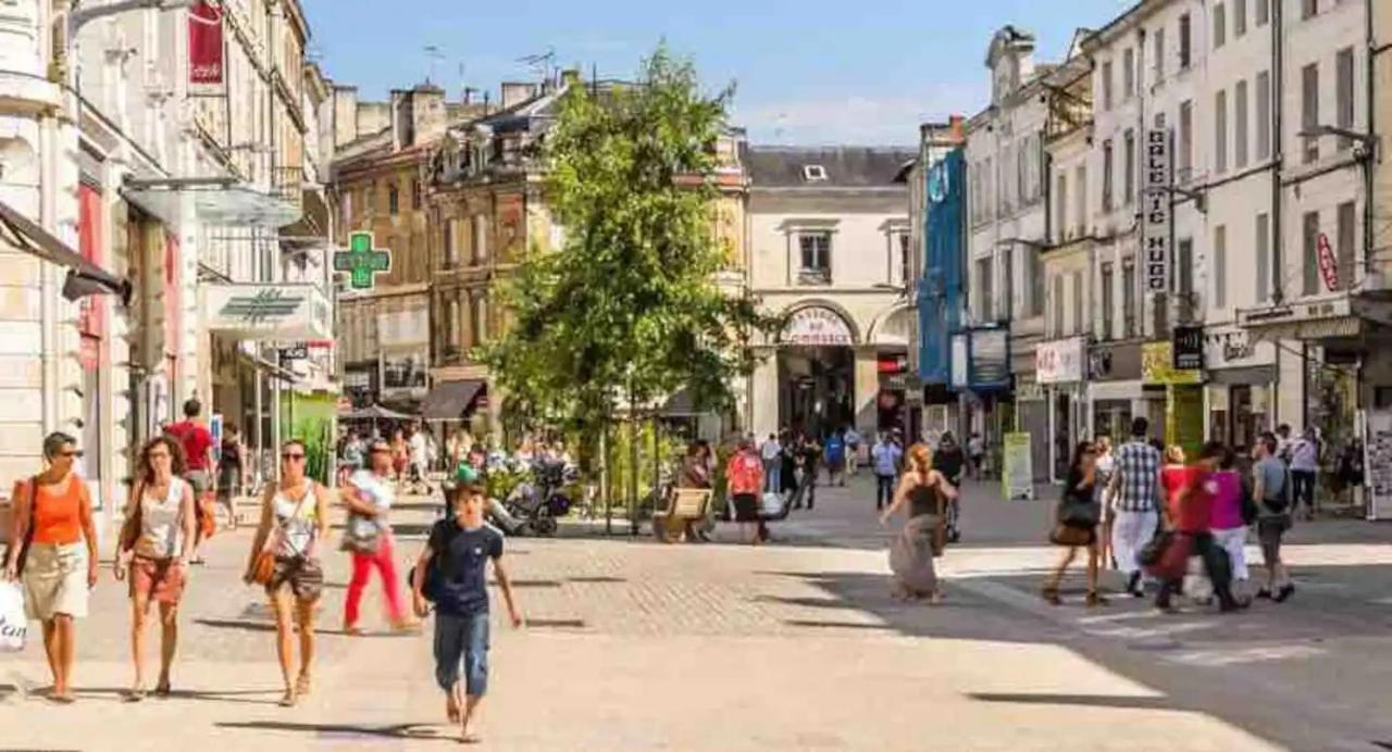 Le Jardin Niortais - Hyper Centre- Proche Gare - Paisible - Grand Jardin Prive, Wifi Hd -Netflix Apartment Ngoại thất bức ảnh
